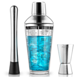 Final Touch® Cocktailshaker Receptset