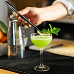 Final Touch® Cocktail Tweezers Svart
