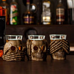 Skelett Shotglas