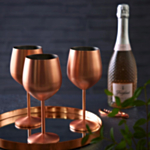 Vinglas Roséguld Rostfritt Stål