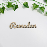 Ramadan Träskylt