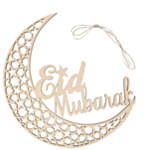 Eid Mubarak Halvmåne Hänge