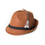 Tyrolerhatt Brun Deluxe