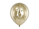 18 År Ballonger Guld