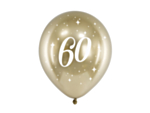 60 År Ballonger Guld