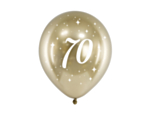 70 År Ballonger Guld