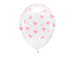 Basic Hjärtan Ballonger Rosa