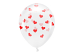 Basic Hjärtan Ballonger Röd