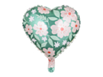 Folieballong Blomsterhjärta