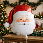 Jultomte Folieballong Röd/Vit