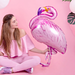 Folieballong Flamingo