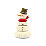 Snögubbe Ballongfigur Beige