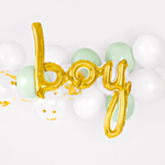 Boy Folieballong Guld