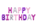 Happy Birthday Folieballonger Multifärgade