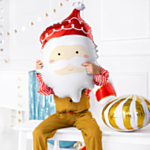 Jultomten Folieballong