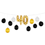 40 År Ballonggirlang