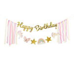 Happy Birthday Enhörning Girlang