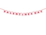 Valentine's Day Girlang Ljusrosa