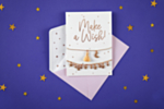Make A Wish Kort Med Armband