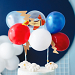 Flygplan Ballonger Tårttopper