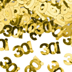 30 År Konfetti Guld