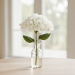 Konstgjord Hortensia Vit
