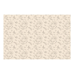Blommig Duk Beige