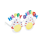 Happy Birthday-partyglasögon