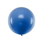 Stor Rund Ballong Blå