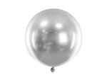 Bubbla Krom Ballong Silver