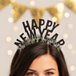 Happy New Year Hårband