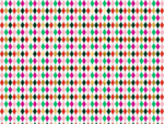 Harlekin Presentpapper Grön