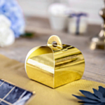 Böjda Presentaskar Guld