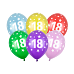 18 År Ballonger Färgmix