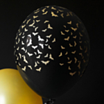 Fladdermus Ballonger Svarta