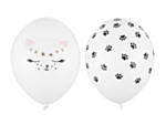 Katt Ballonger Pastellvita