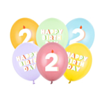 2 År Födelsedag Latexballonger