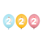 2 År Födelsedag Latexballonger