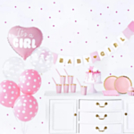 Babyshower Partypaket Ljusrosa