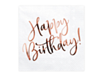 Happy Birthday Servetter Roséguld