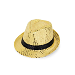 Trilbyhatt med paljetter Guld