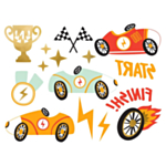 Racer Falsk Tatueringar