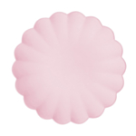 Pastell Plasttallrikar Ljusrosa