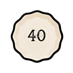 Hello 40 Rosett Papperstallrikar