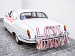 Love Bildekoration Roséguld