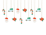 Jultomte Presentetiketter
