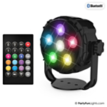 LED-discolampa 6 RGB Flerfärgad