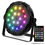 LED-discolampa 16 RGB Flerfärgad