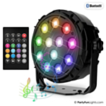 Discolampa & Högtalare 12 LED Flerfärgad