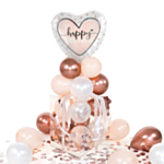 Balloha® Box Hjerta Happy Birthday